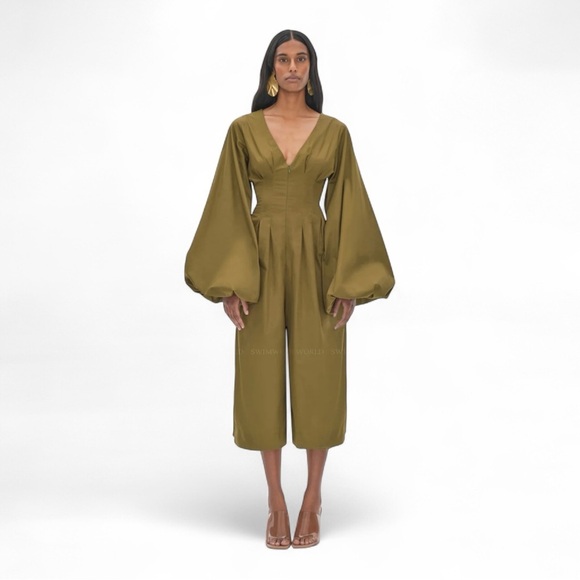 ANDREA IYAMAH Nia Culotte Jumpsuit NWT - Picture 5 of 5